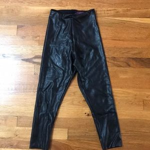 Commando faux leather leggings Cropped